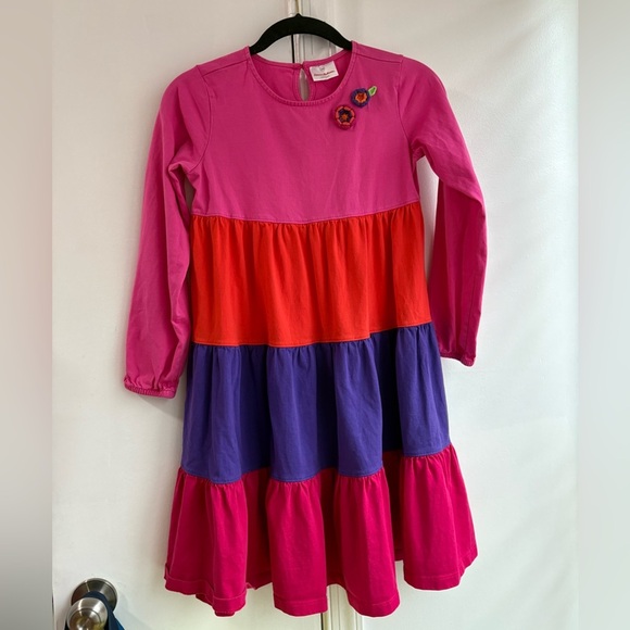 Hanna Andersson Lot of 2 Girl's Dress and top Sz 10 (140)-100% Cotton Boho - Picture 3 of 6